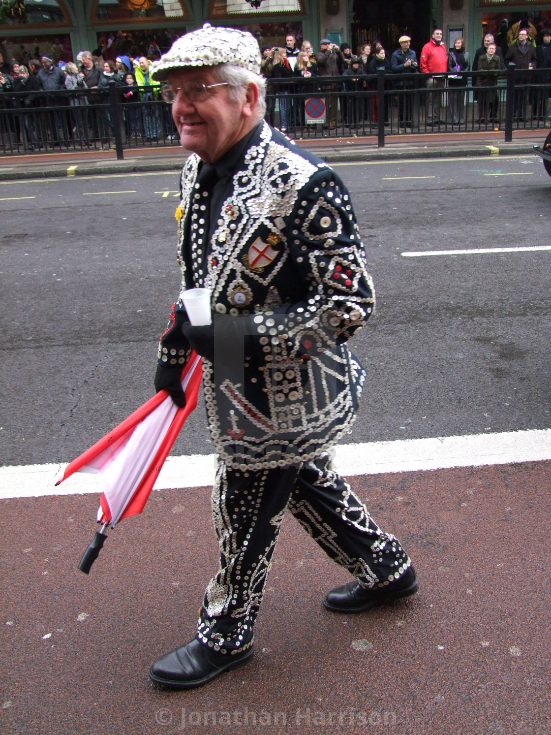 "Pearly King, New Years Day Parade" by Jonathan Harrison - $12.44 "Pearly King, New Years Day Parade" stock image