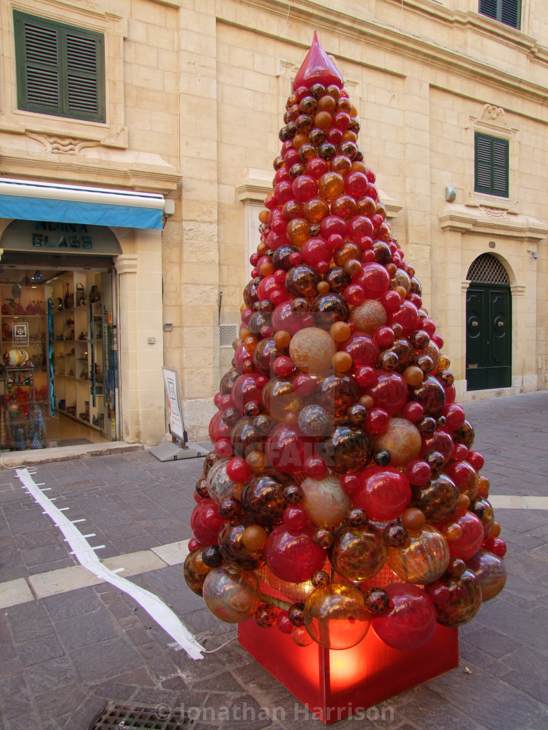 "Christmas Tree made of Glass Balls" by Jonathan Harrison - $12.44 "Christmas Tree made of Glass Balls" stock image
