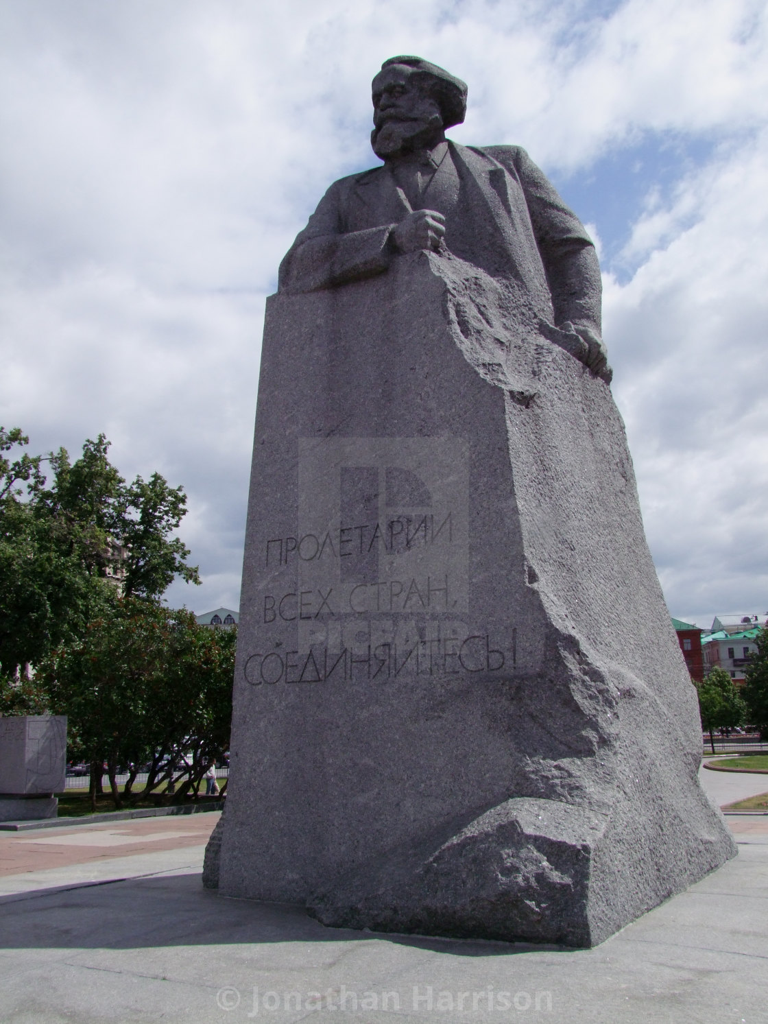 "Granite Statue of Carl Marx, Moscow" by Jonathan Harrison - $12.44 "Granite Statue of Carl Marx, Moscow" stock image