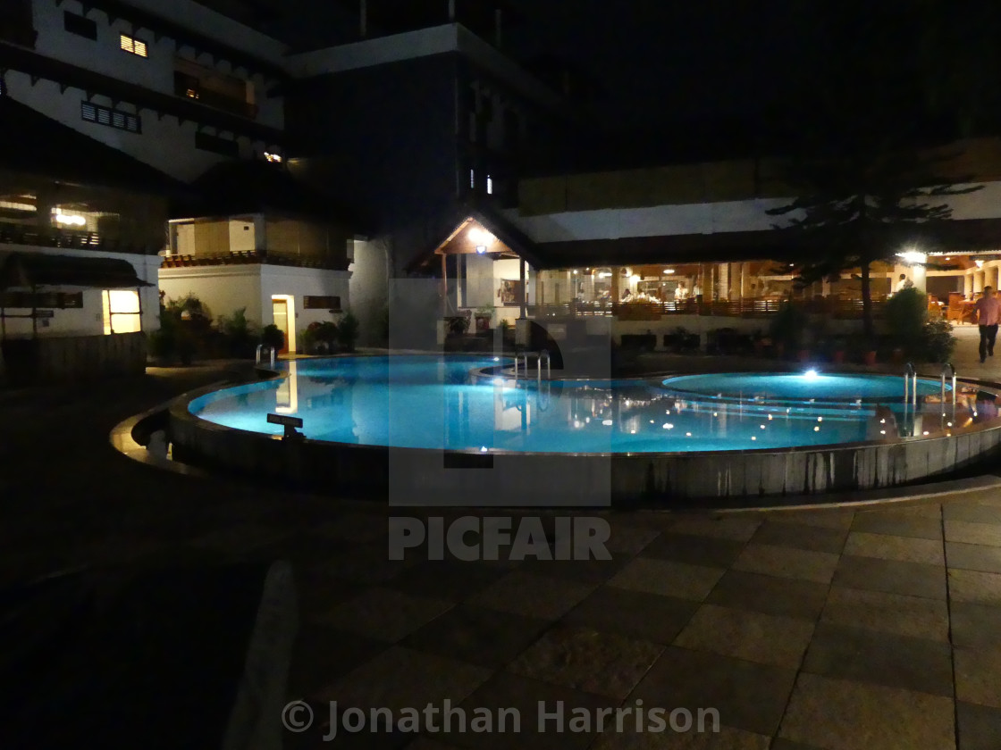 "Elephant Court Hotel at night" by Jonathan Harrison - $12.44 "Elephant Court Hotel at night" stock image