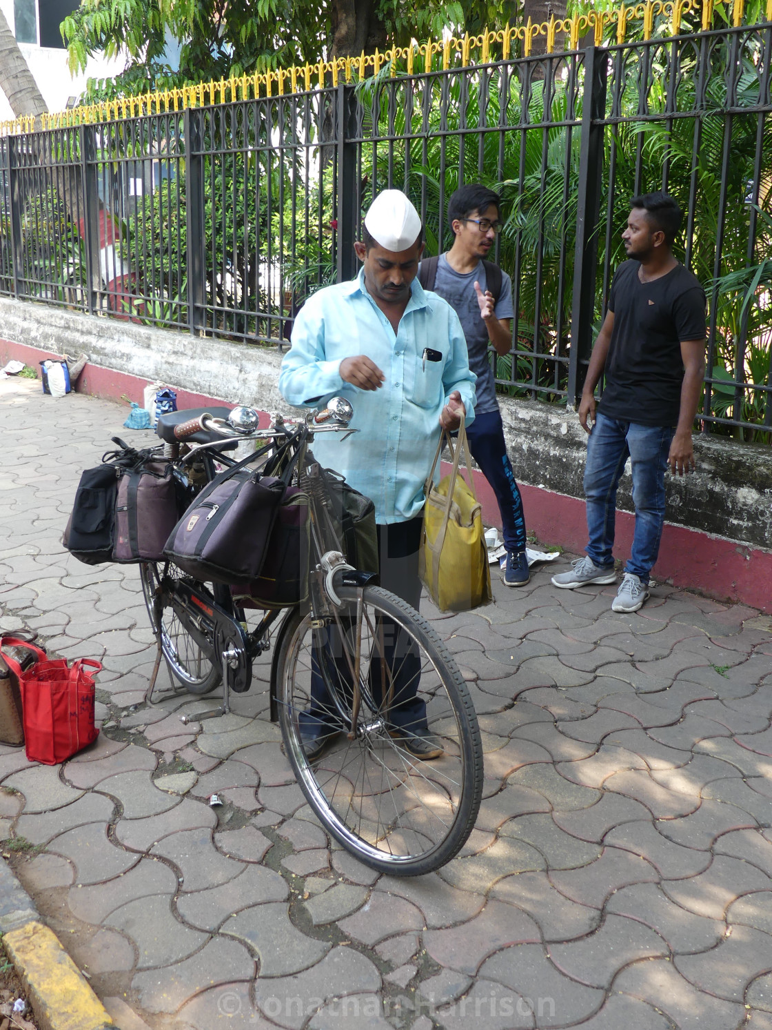 "Indian Dabba Walla, Mumbai" by Jonathan Harrison - $12.44 "Indian Dabba Walla, Mumbai" stock image