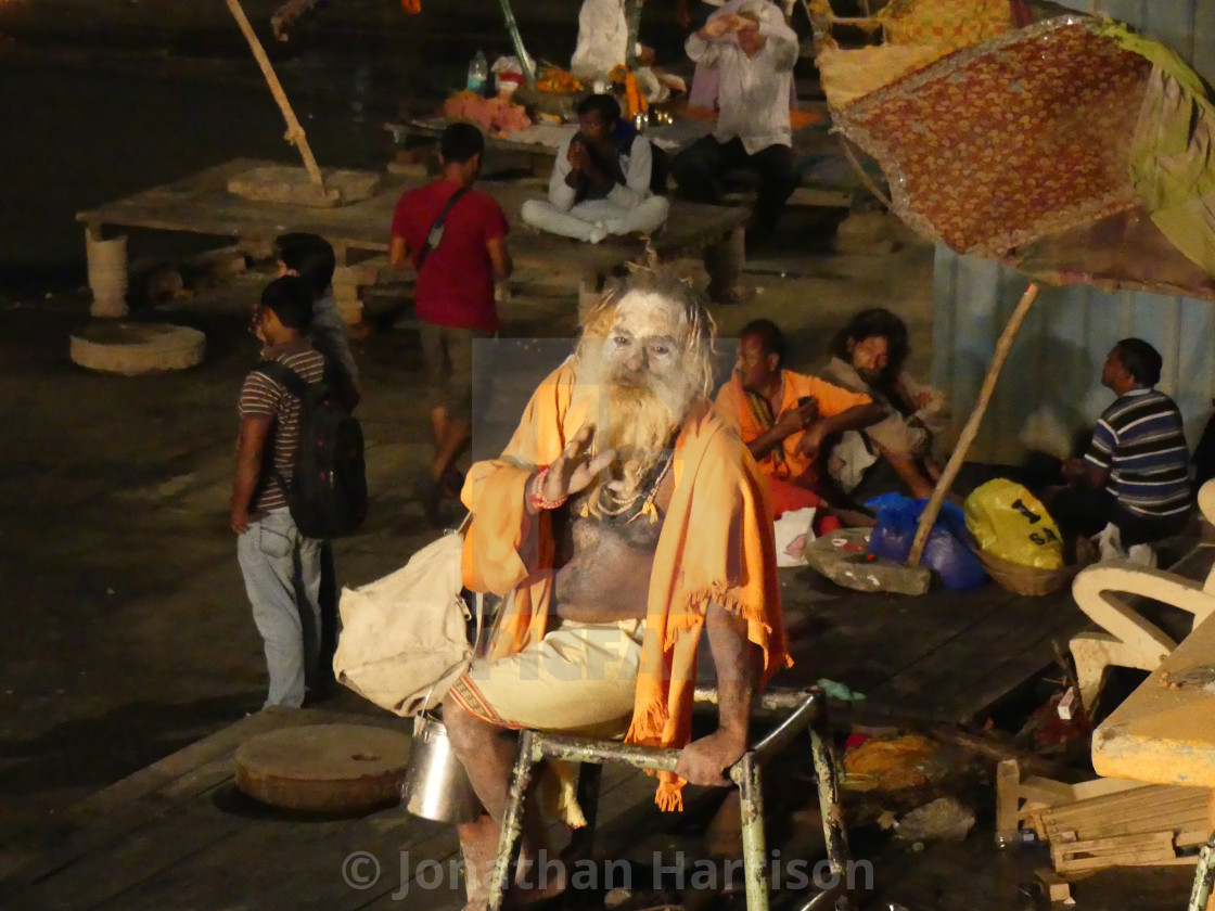 "Indian Hindu Priest, Varanasi" by Jonathan Harrison - $12.44 "Indian Hindu Priest, Varanasi" stock image