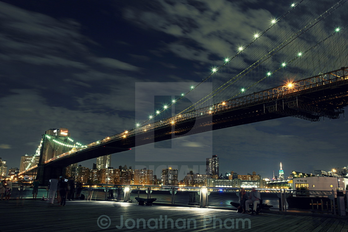 "Brooklyn Bridge" stock image