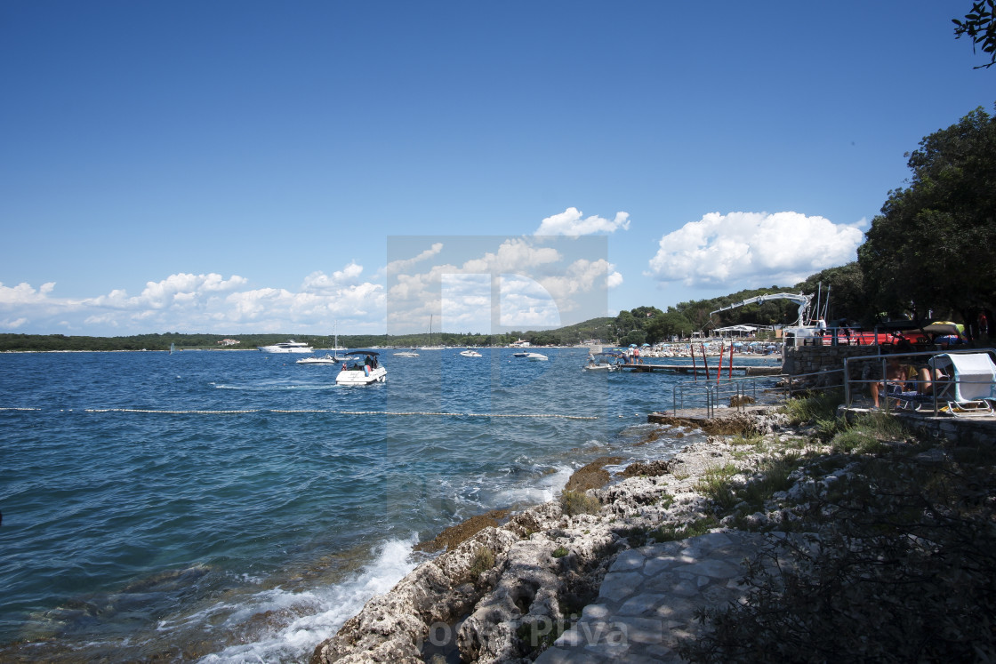 Vrsar Croatia August 3 2019 View Of The Sea And Restaurants License Download Or Print For 10 00 Photos Picfair