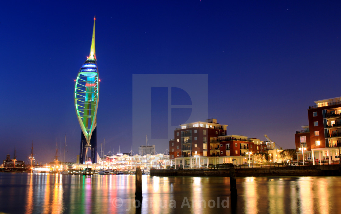 "Pompey Skyline" stock image