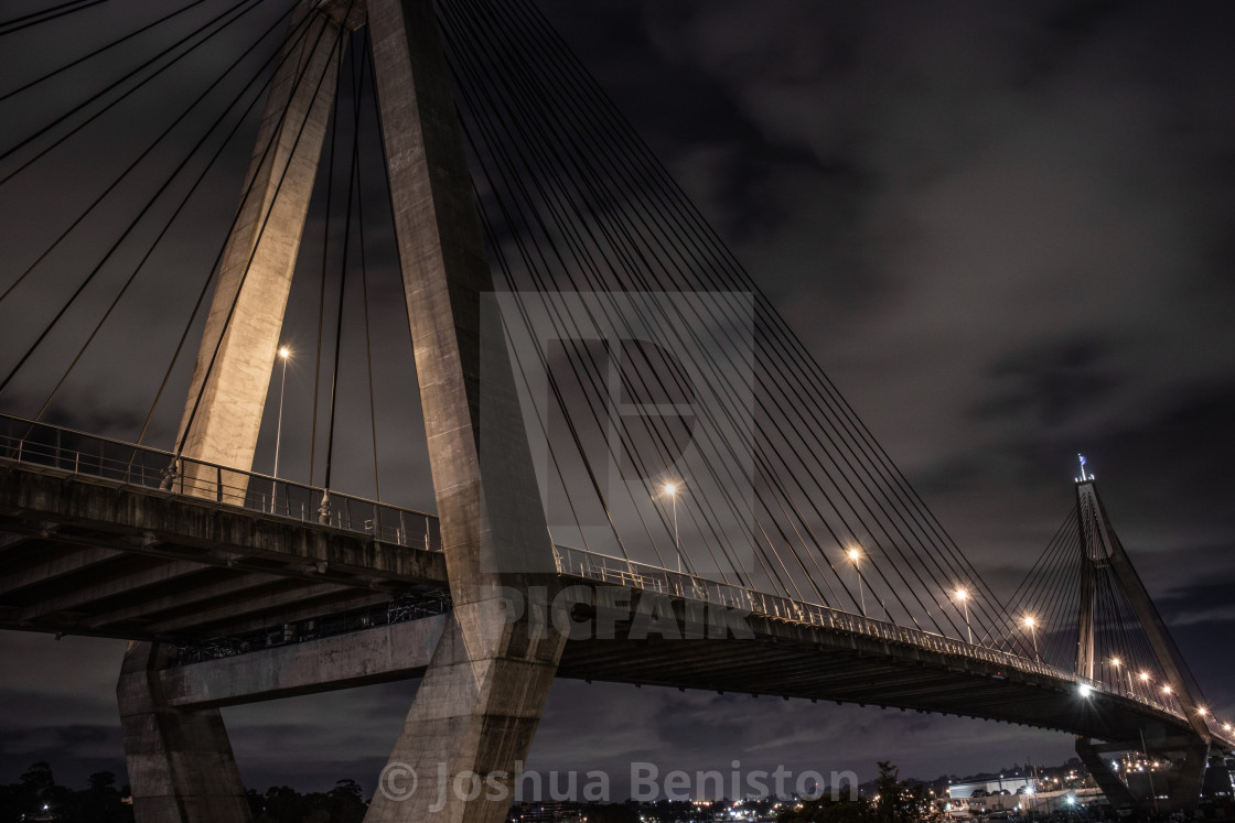 "The ANZAC Bridge" stock image