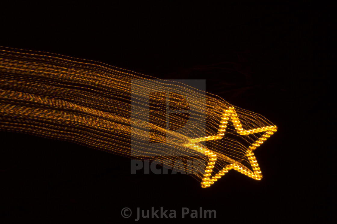 Falling Star Light Painting License Download Or Print For