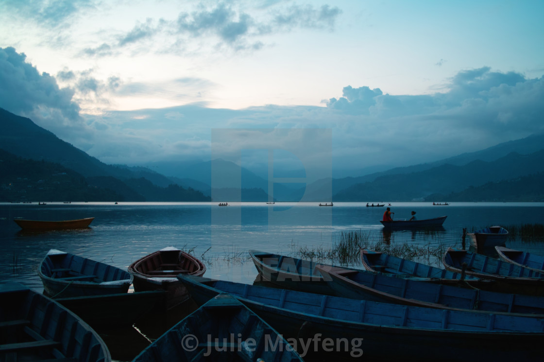 "Lake Phewa" stock image