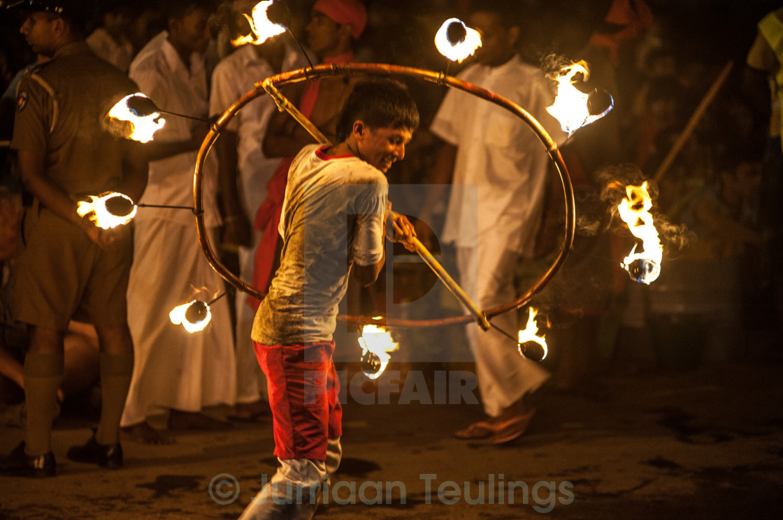 "Great balls of fire at the Kandy Perahera" by Jurriaan Teulings - $29.10 "Great balls of fire at the Kandy Perahera" stock image