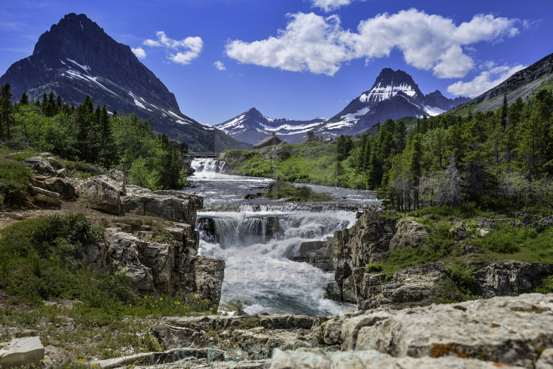 "River rapids" stock image