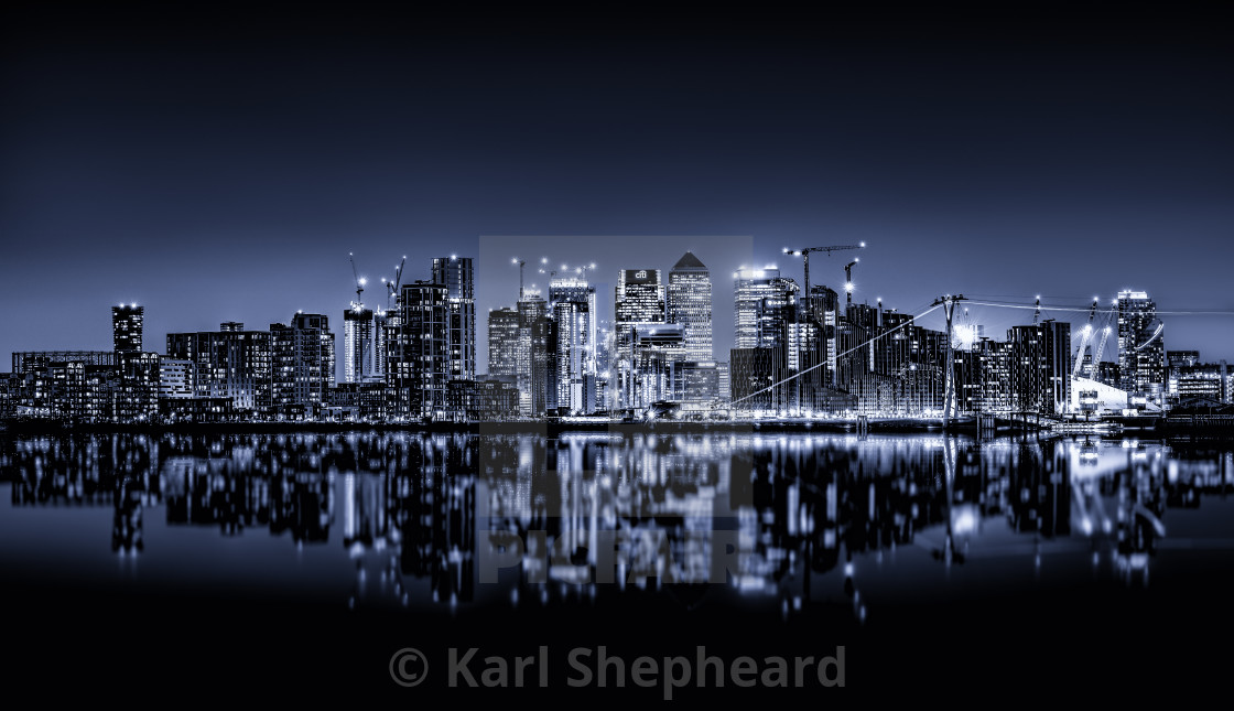 "Metropolis Blue" stock image