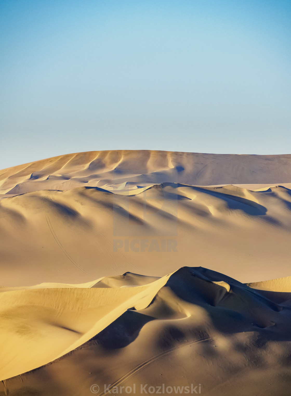Sand Dunes Of Ica Desert Near Huacachina Sunrise Ica Region Peru License Download Or Print For 49 00 Photos Picfair