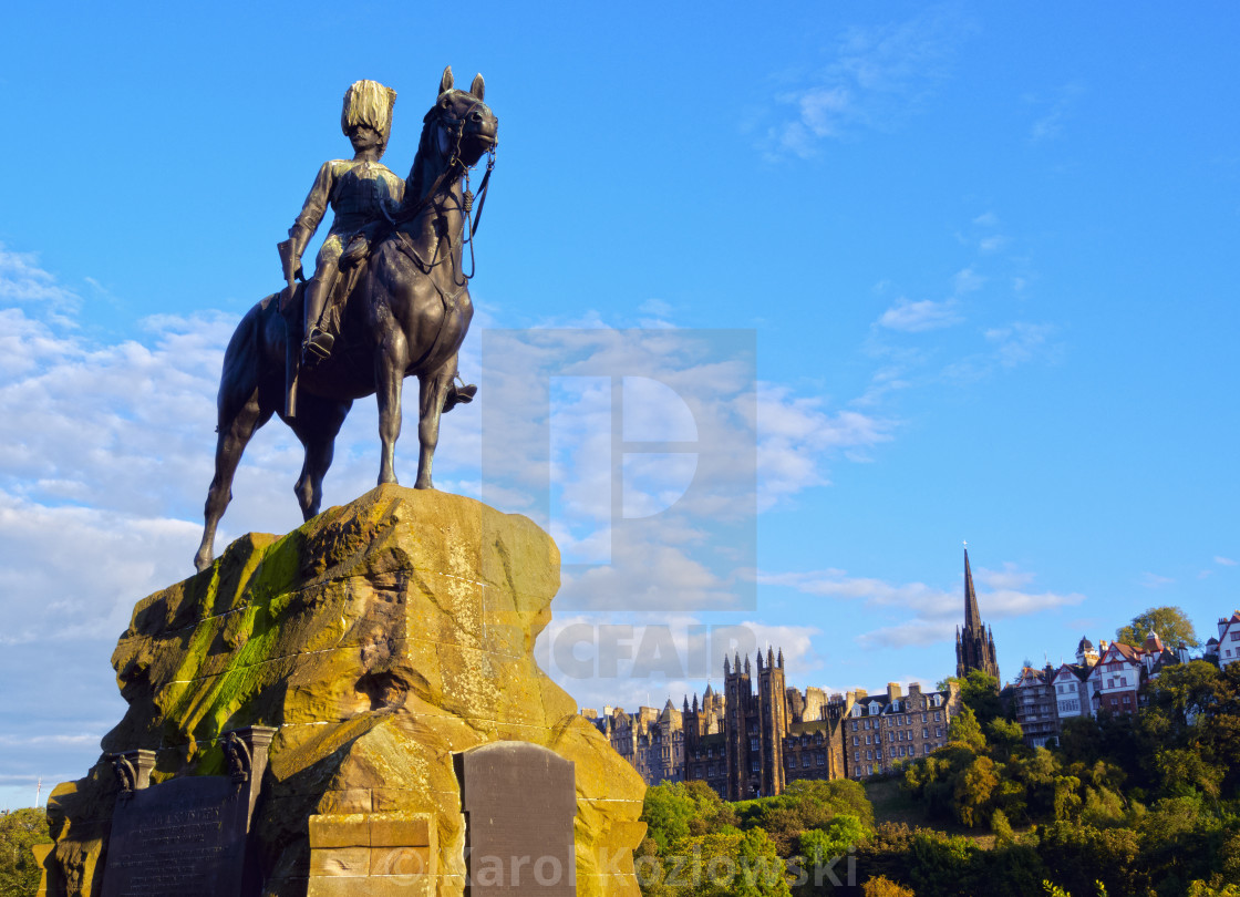 Uk Scotland Edinburgh Princes Street Gardens View Of The Royal Scots License Download Or Print For 49 00 Photos Picfair