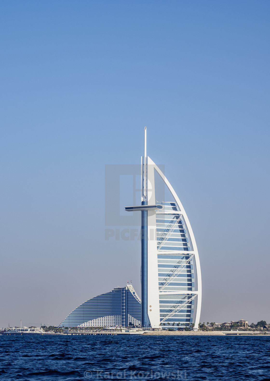 Burj Al Arab And Jumeirah Beach Hotels Dubai United Arab