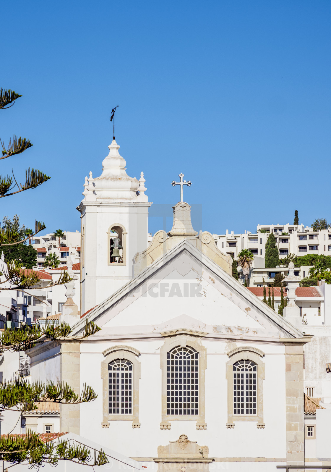 Main Church Albufeira Algarve Portugal License Download Or Print For 49 00 Photos Picfair
