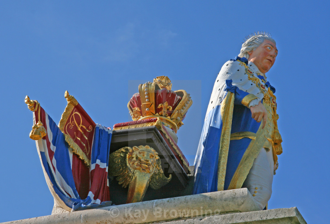 Statue Of King George Iii Weymouth Dorset License Download Or