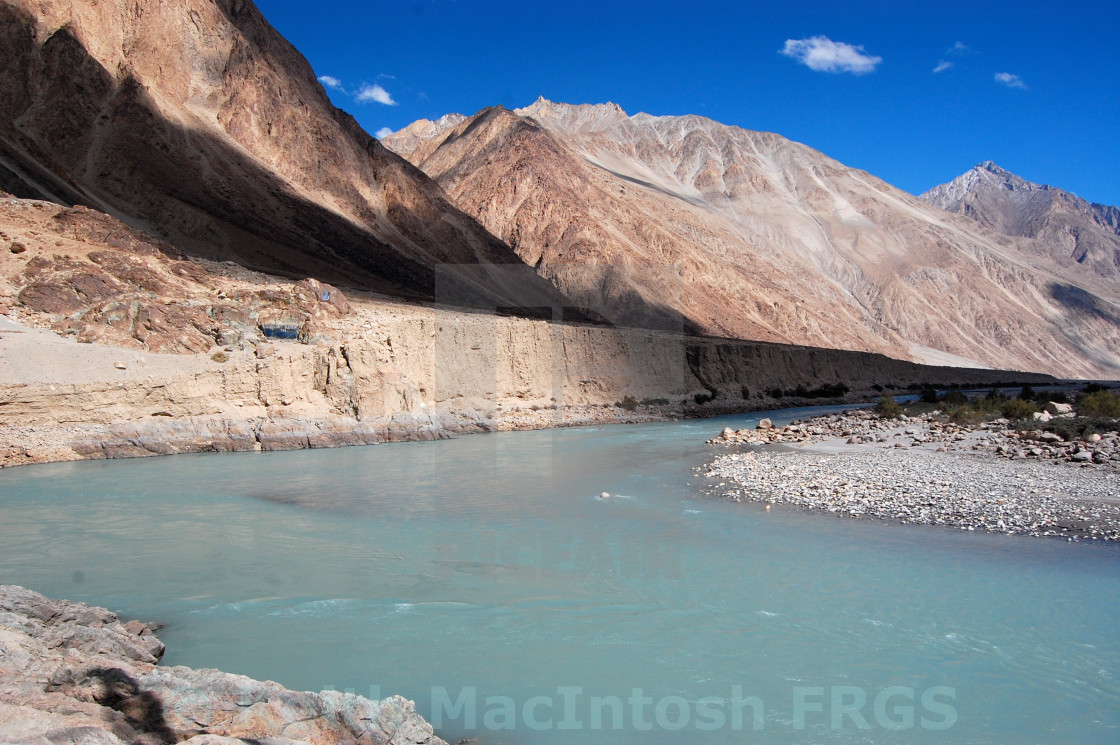"Shyok" by Keith MacIntosh FRGS - $12.55 "Shyok" stock image