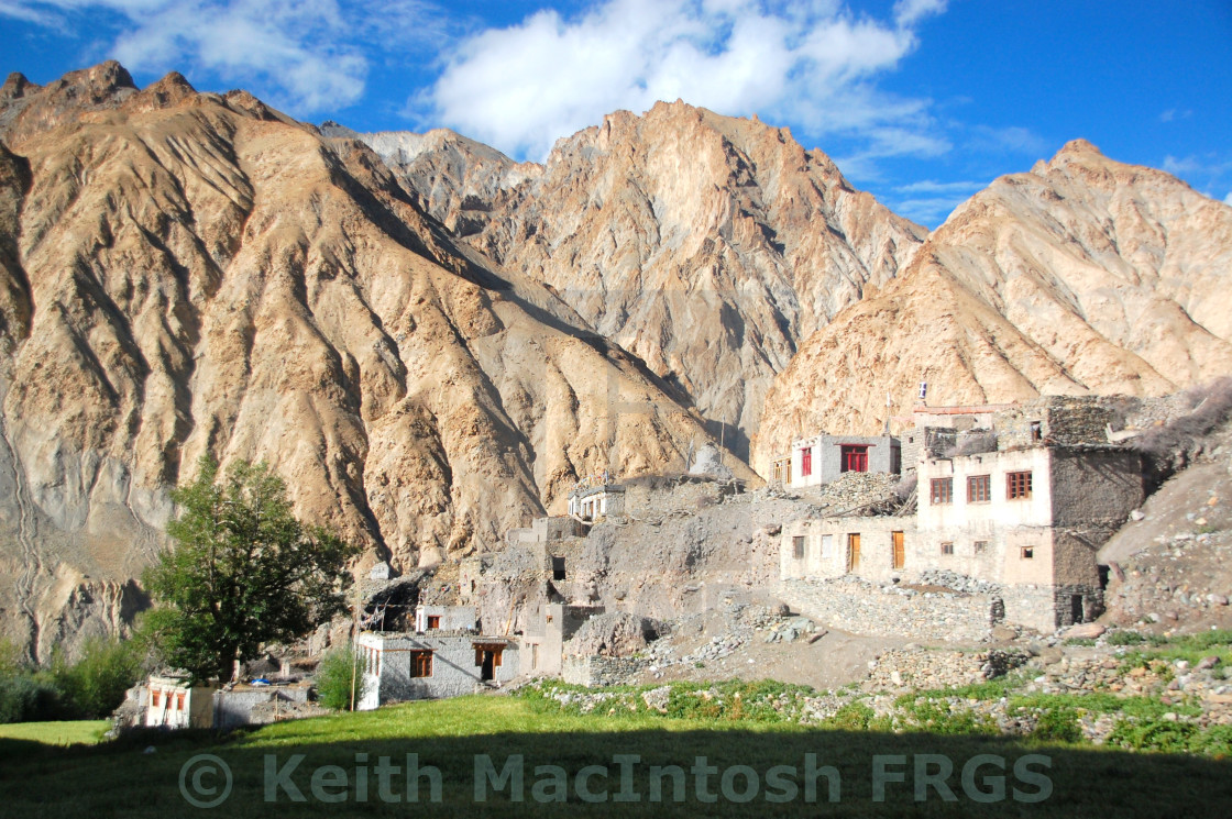 "The Village" by Keith MacIntosh FRGS - $12.55 "The Village" stock image