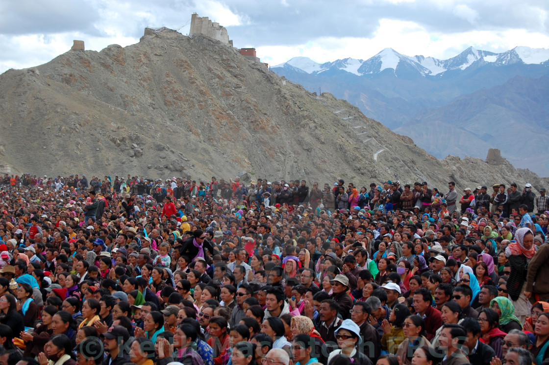 "Waiting in Ladakh" stock image