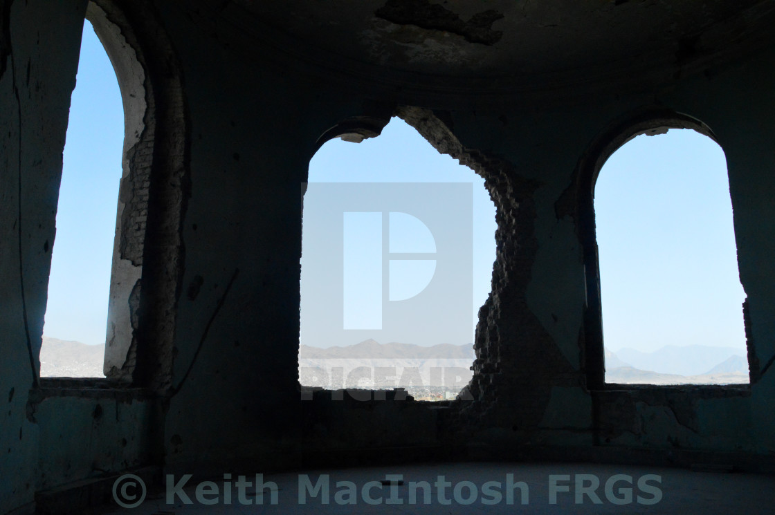 "The King's View of Kabul" stock image