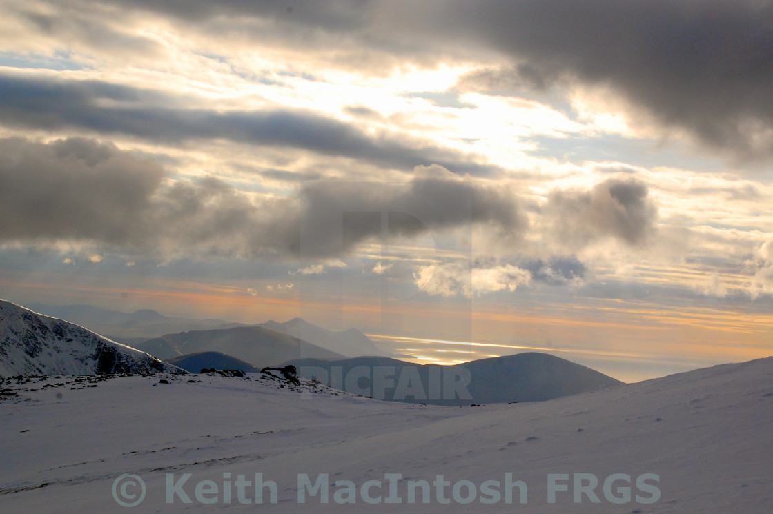 "Evening in Snowdonia" stock image