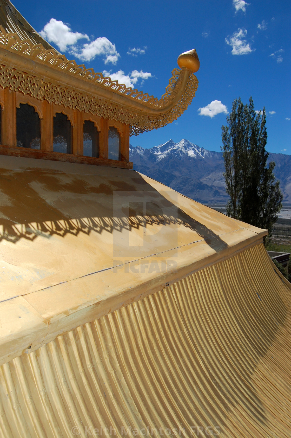 "Golden Roof" by Keith MacIntosh FRGS - $12.55 "Golden Roof" stock image