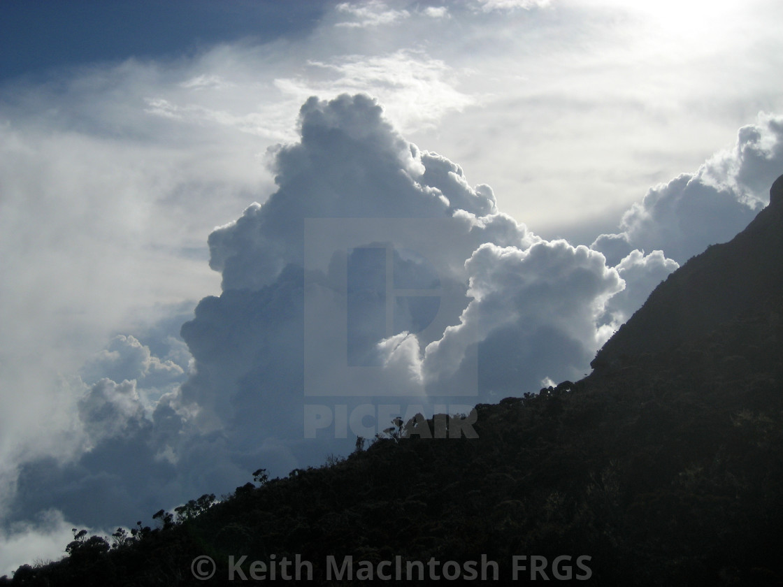 "Cloud Mountain" stock image