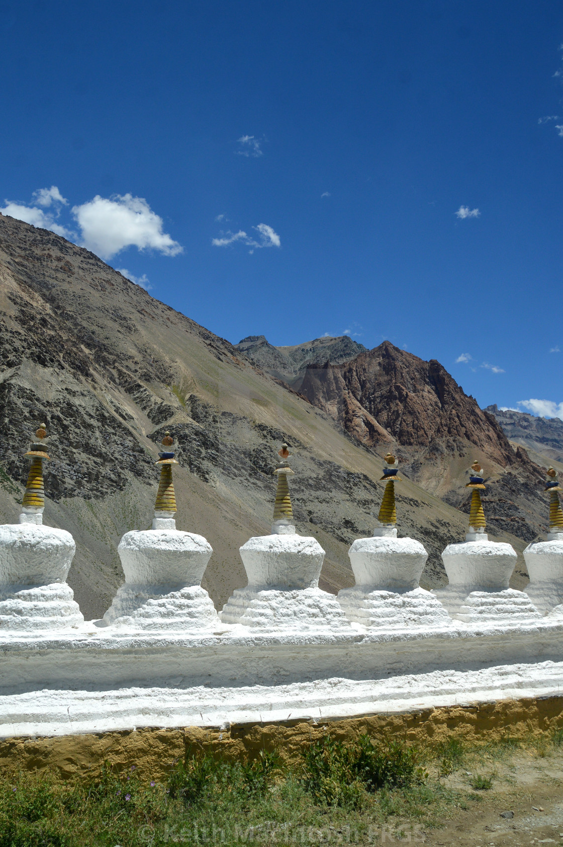 "Zanskar Chortens" stock image