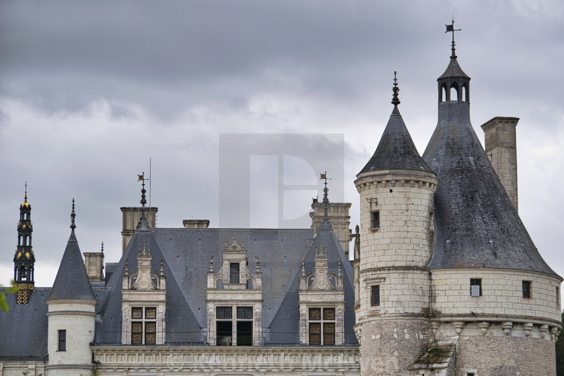 "Chateau de Chenonceau" stock image