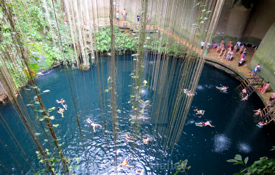 Cenote Or Sink Hole In Mexico License Download Or Print