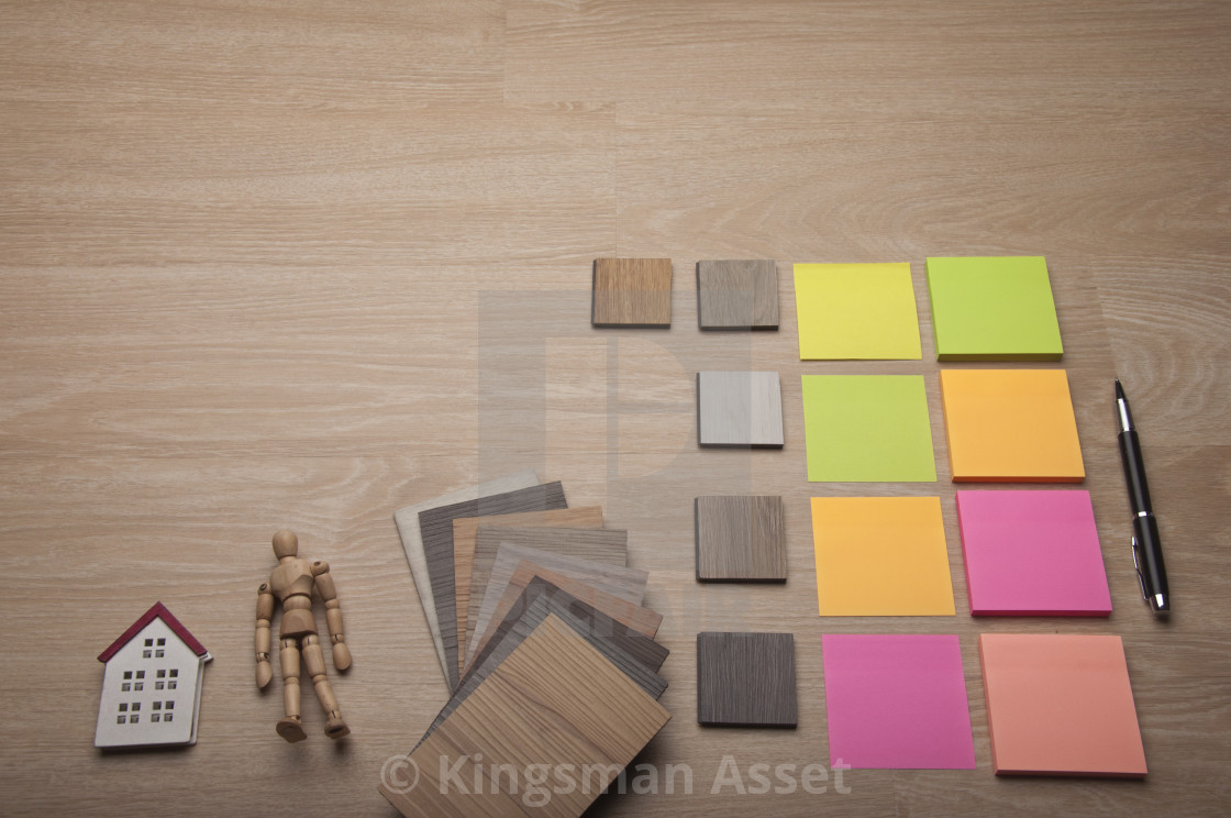 Post It With Wood Matrials For Interior Design Wooden