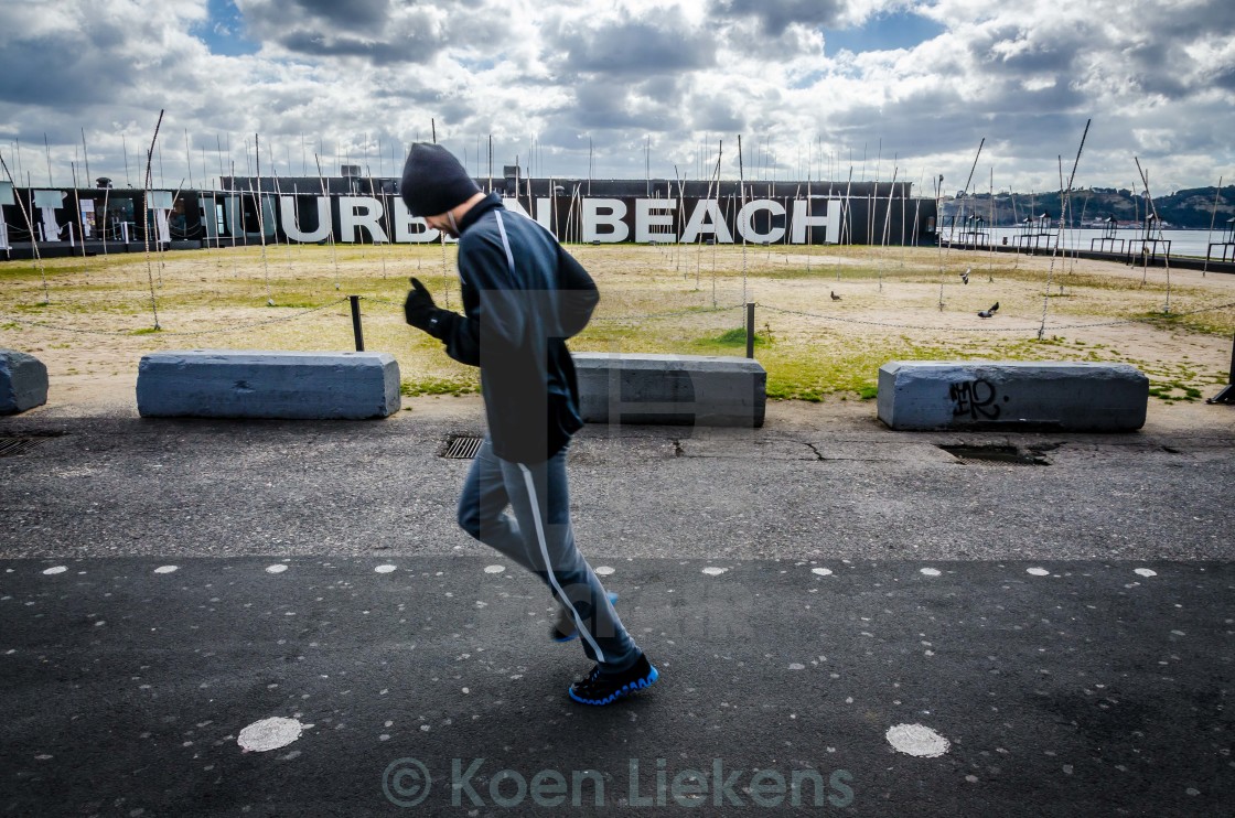 "Urban Beach" stock image