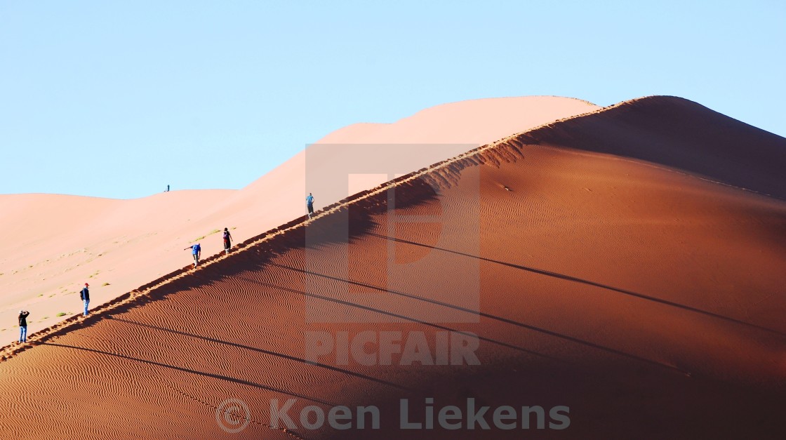 "Namibian Dessert under Morning Sun" stock image