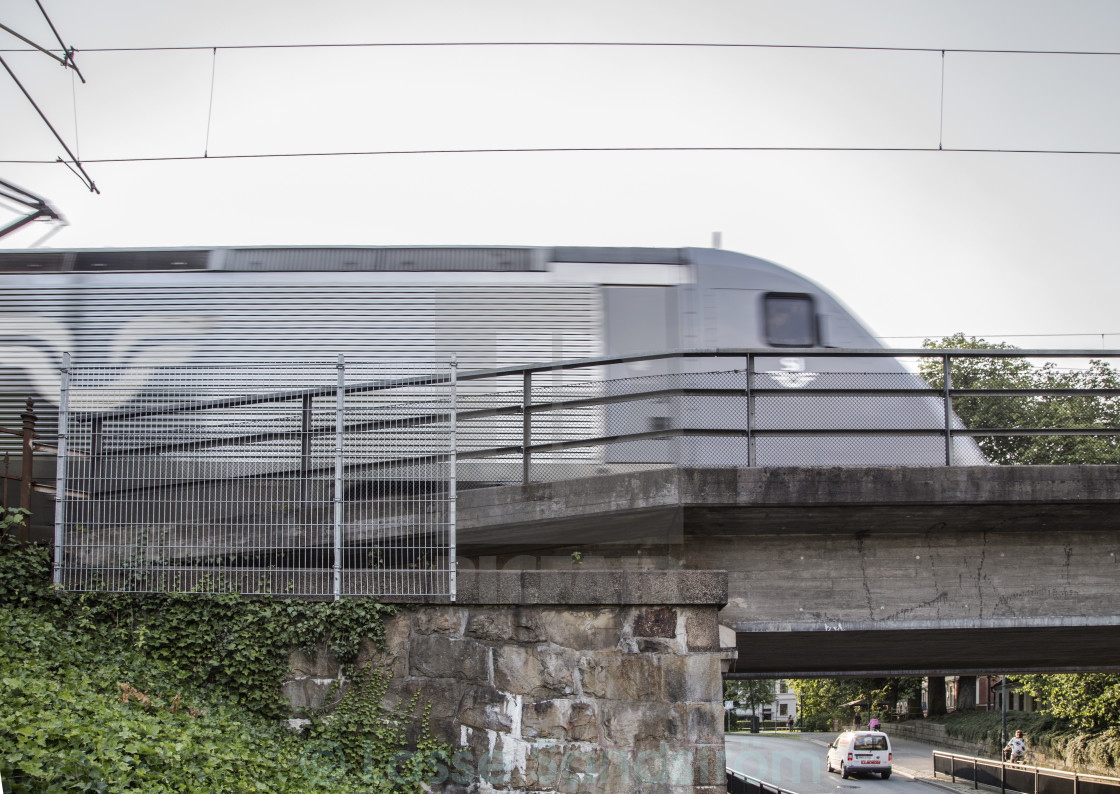 "high-speed and blurred" by Lasse Sandström - £12.40 "high-speed and blurred" stock image