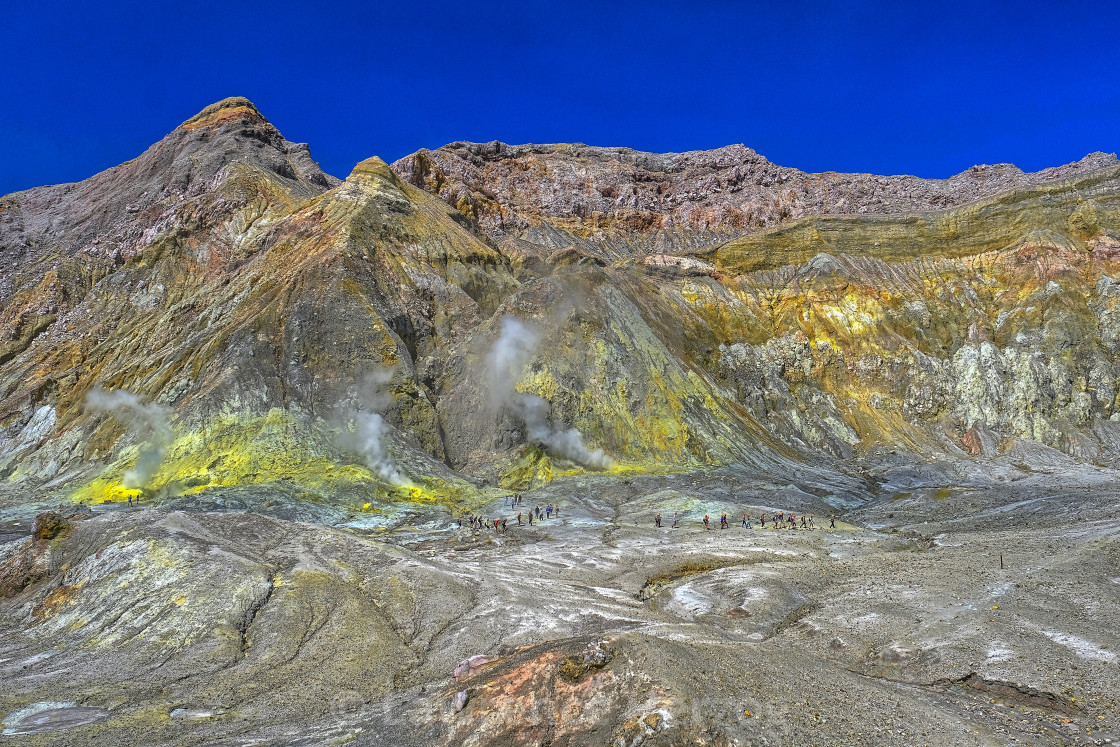 "Whakaari White Island 2018" stock image