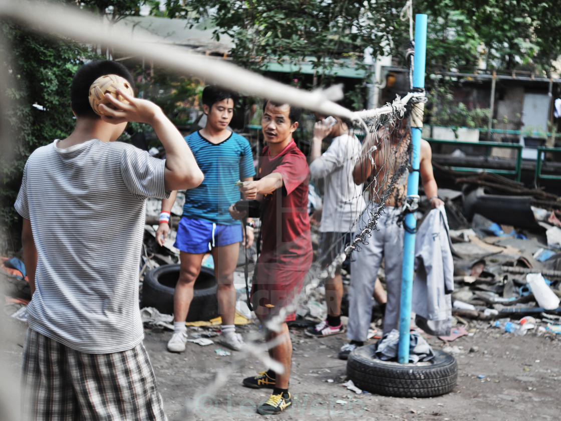 "Bangkok Local Takraw" stock image