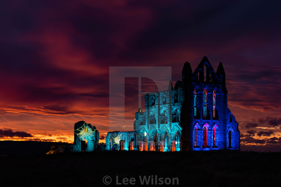 "Whitby Abbey" stock image