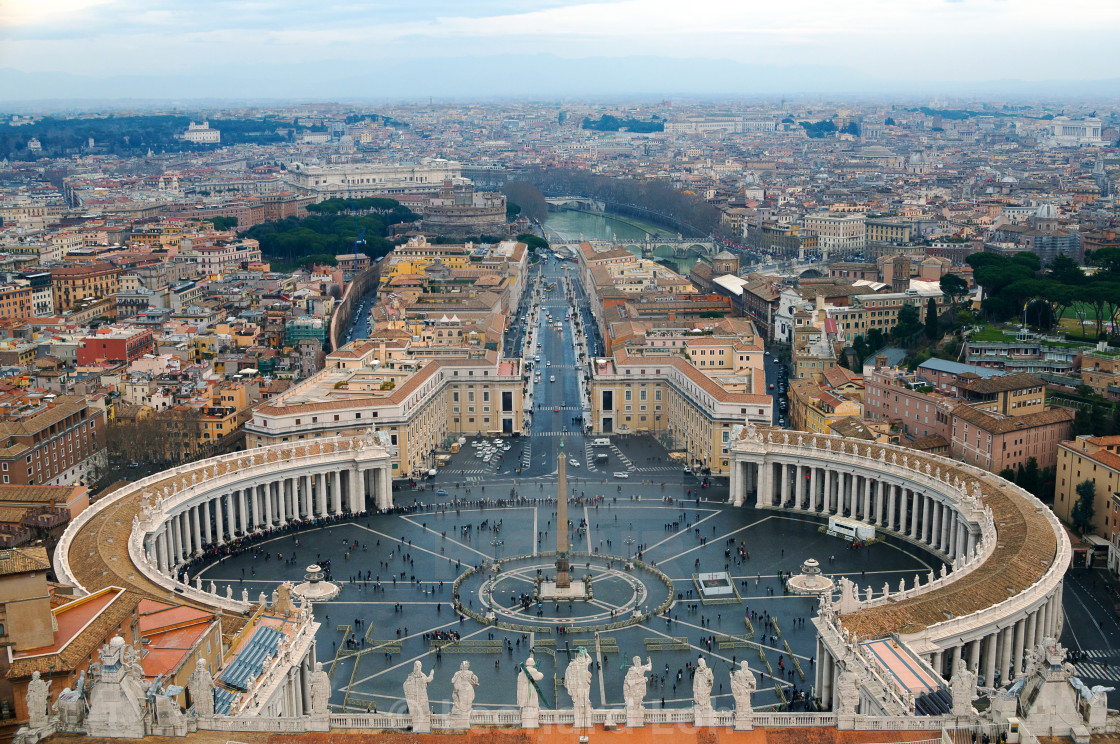 "St. Peter's Square" by Leonard Loh - $46.22 "St. Peter's Square" stock image