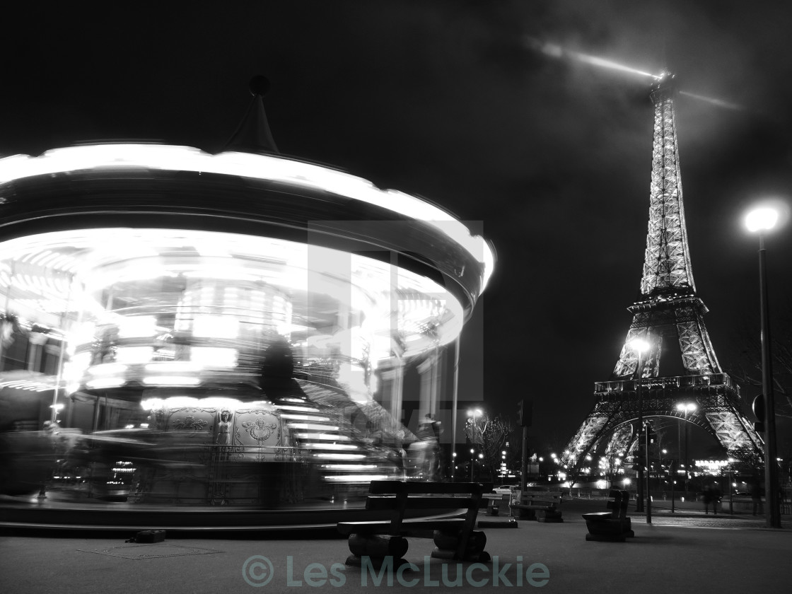 "fairground paris" stock image