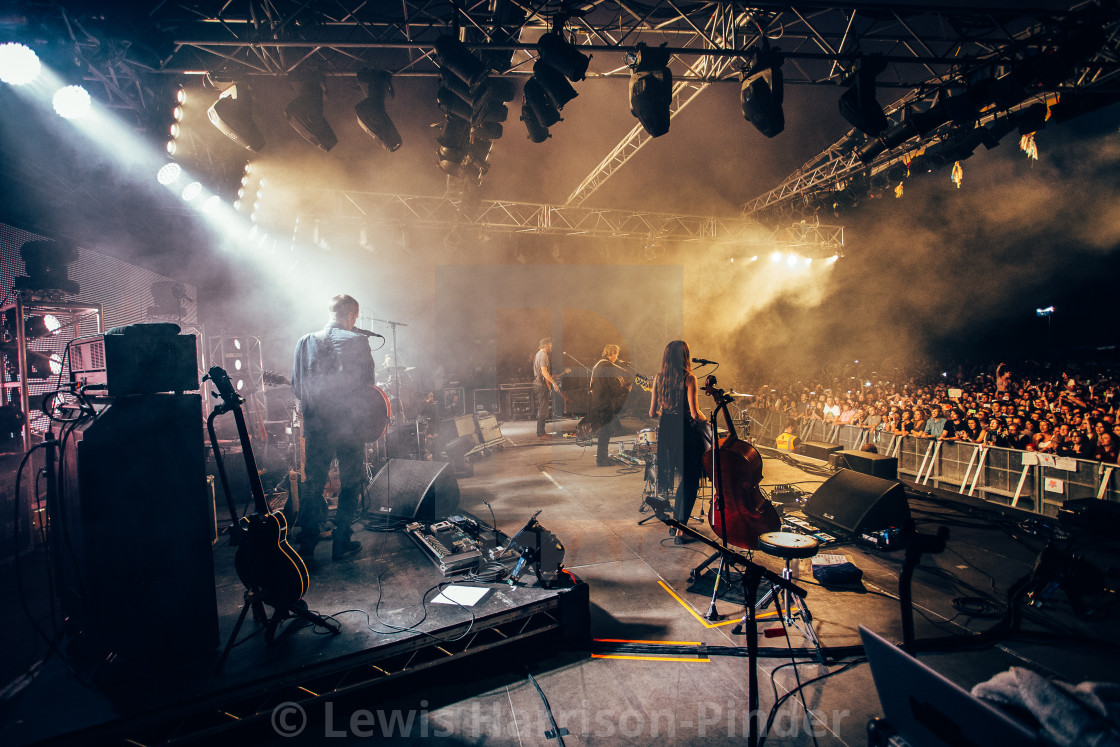 "Ben Howard at Somersault Festival Side Stage" stock image