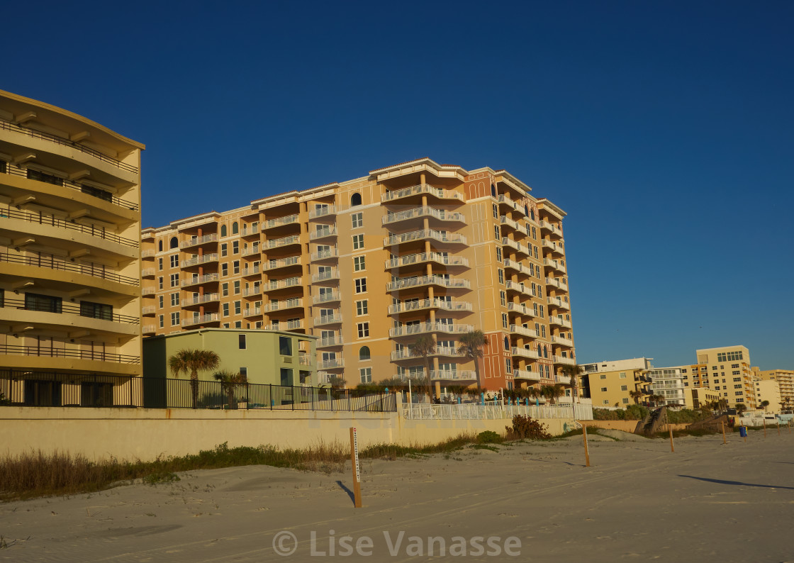"The blue sky brings out the buildings." by Lise Vanasse - $1.52 "The blue sky brings out the buildings." stock image