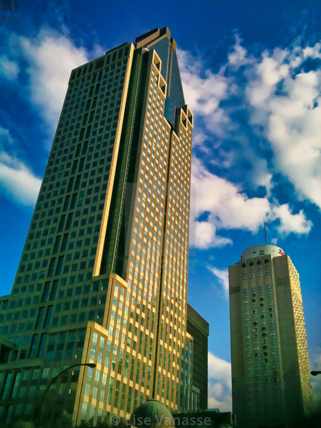 "A tower in the greater Montreal." by Lise Vanasse - $1.52 "A tower in the greater Montreal." stock image