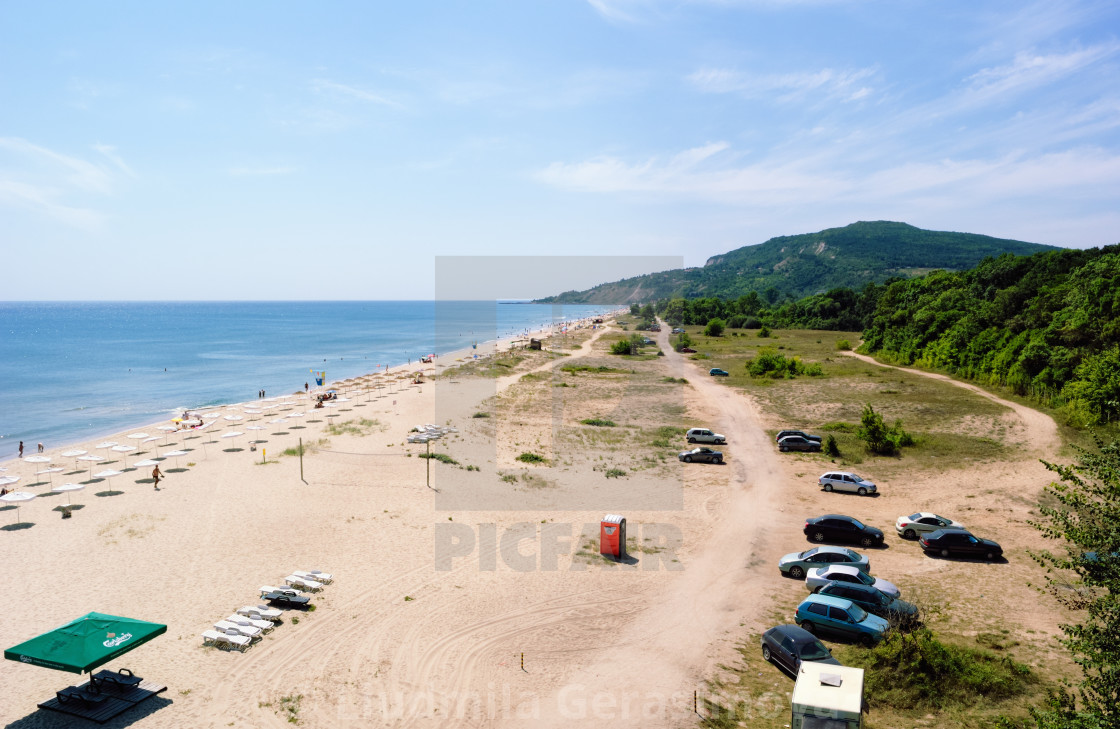 "Summer Beach near Albena, Bulgaria" stock image