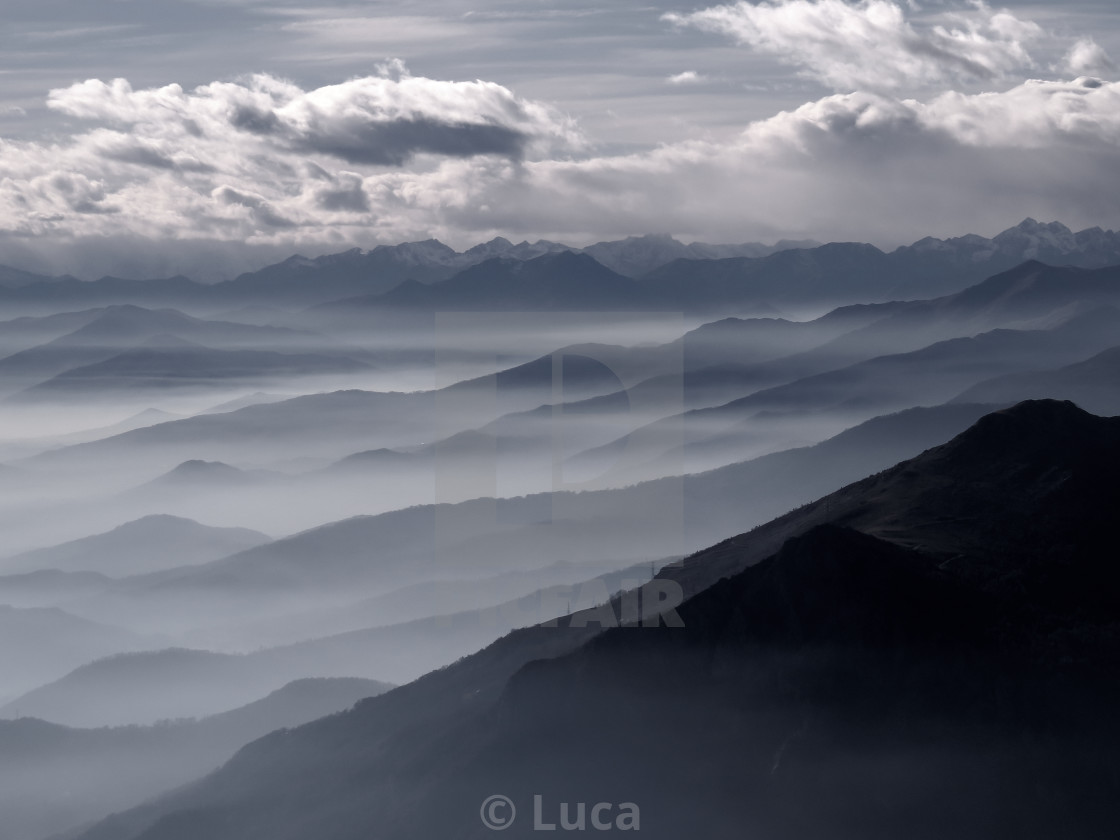 "mountains skylines" stock image