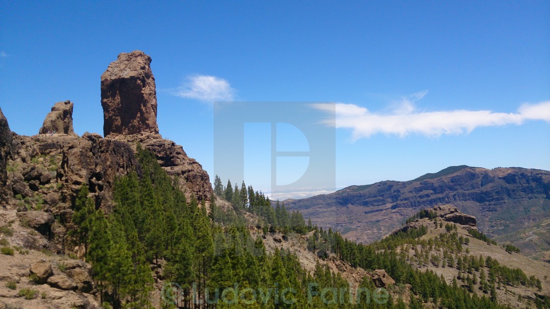 "Roque Nublo, top of the island" by Ludovic Farine - $2.43 "Roque Nublo, top of the island" stock image