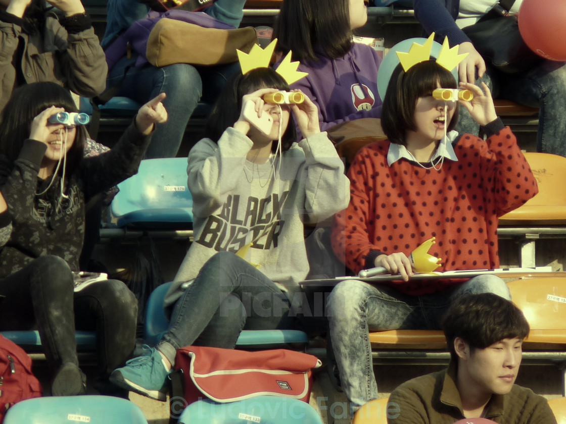 "Angry Birds Girls for K-pop concert" by Ludovic Farine - $2.43 "Angry Birds Girls for K-pop concert" stock image