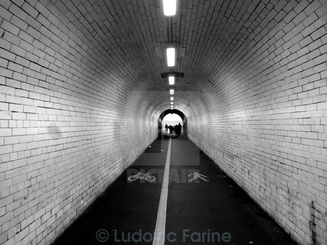 "Tunnel in York" stock image