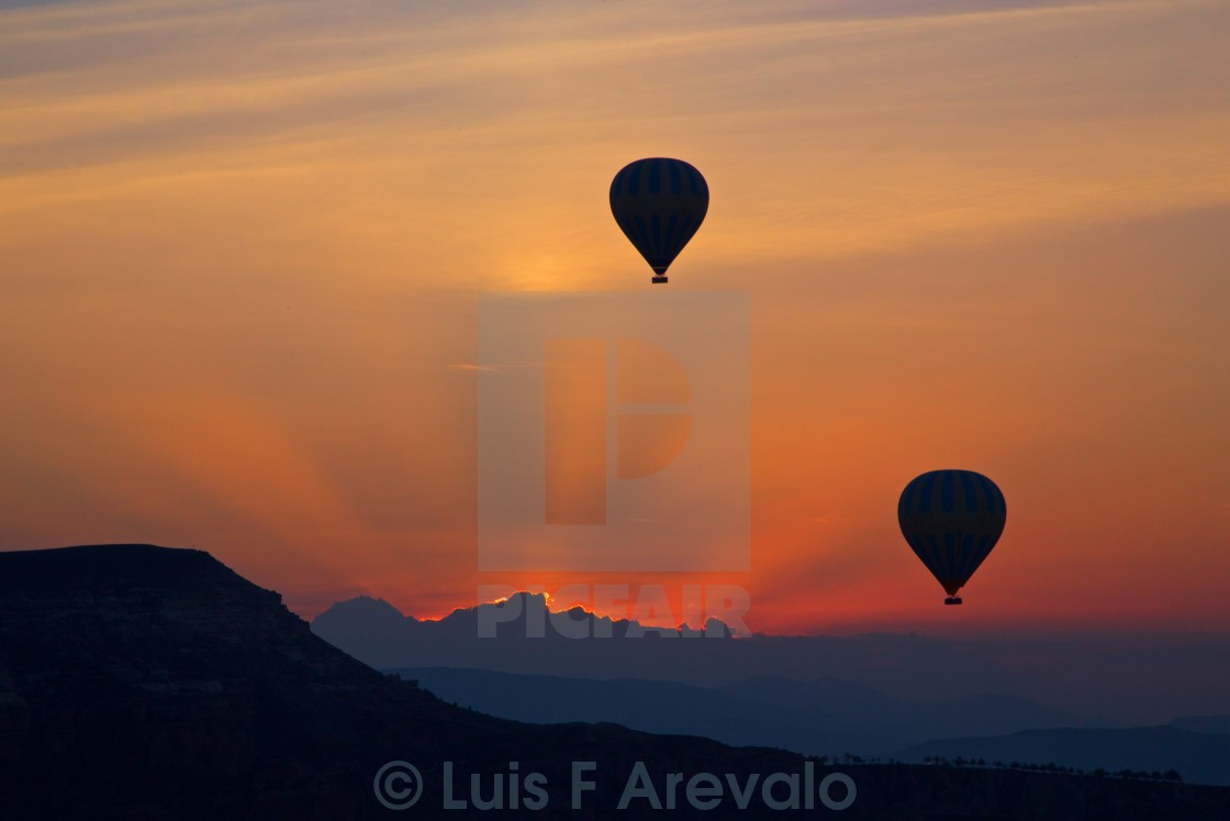 "Kapadokia Dawn" stock image