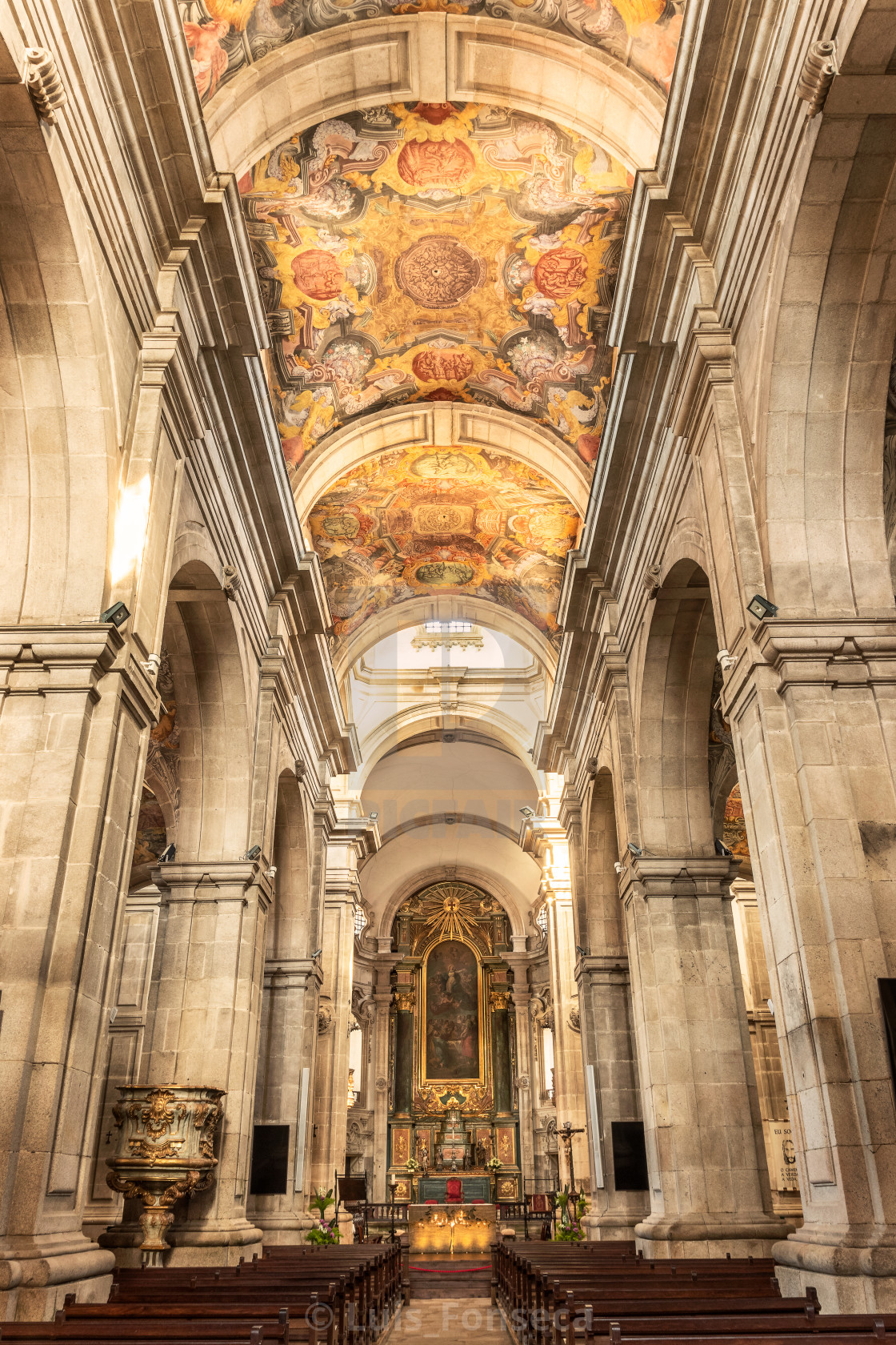 Interior Of The Cathedral Of Lamego In Portugal License Download Or Print For 15 87 Photos Picfair