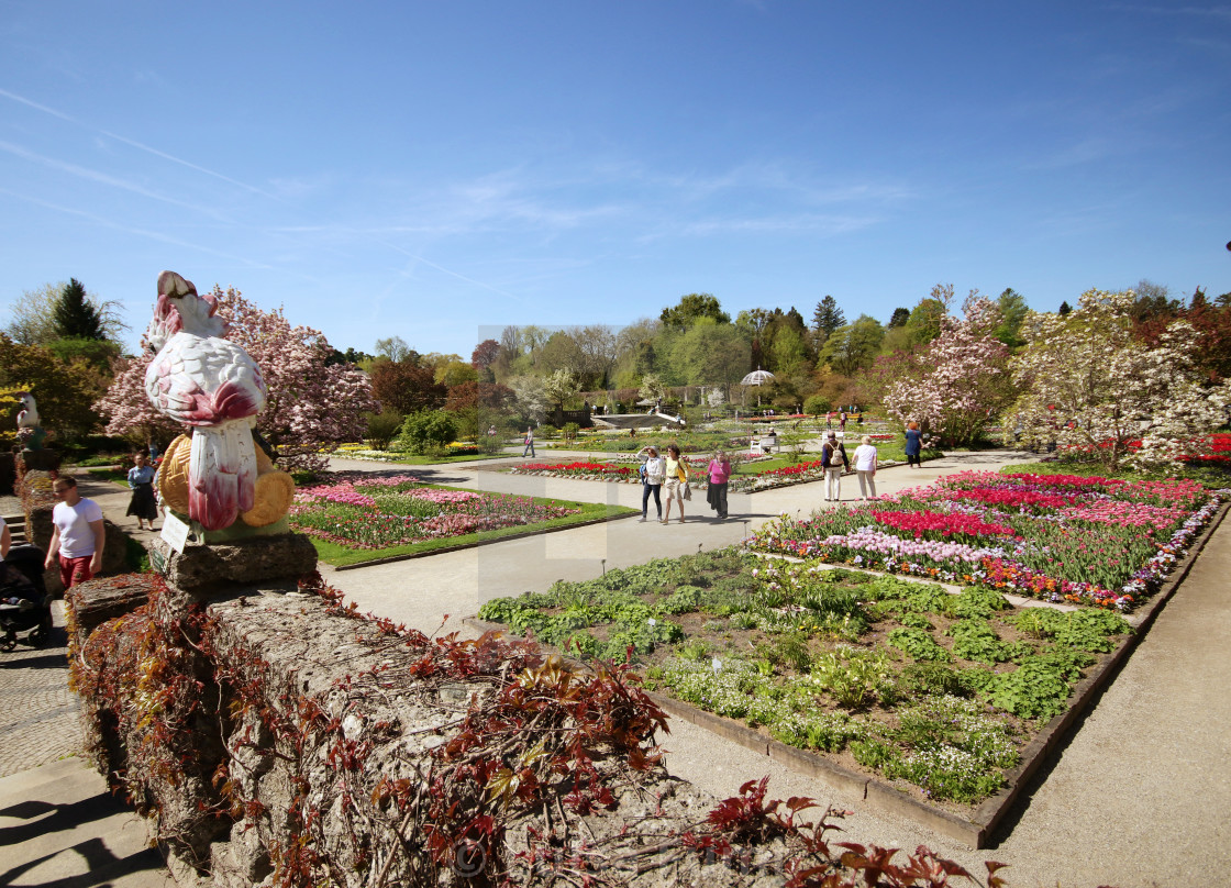 "MUNICH, GERMANY - Botanical garden" stock image